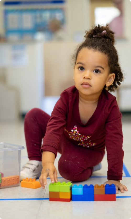 Playing blocks